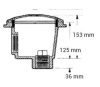 Fenékürítő fóliás, 1-1/2"
